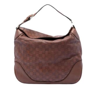 Gucci Pre-owned Shoulder Bags, female, Brown, Size: ONE SIZE Pre-owned Charlotte Hobo