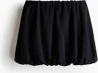 H&M Bubble-hem Skirt in Black at Nordstrom, Size X-Small