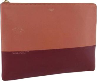 Celine Pre-owned Clutches, female, Red, Size: ONE SIZE Pre-owned Vintage Clutch