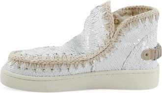 Mou Summer Eskimo - Dames - Winterlaarzen - Wit - 37 EU - Wol - Schoenen