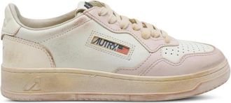 Autry Light Pink Perforated Medalist Sneakers