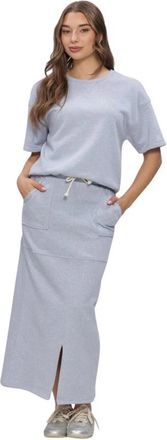 Nukus Roos Pullover Lurex - Dames - Ronde hals truien - Blauw - XS - Katoen - Truien & Vesten