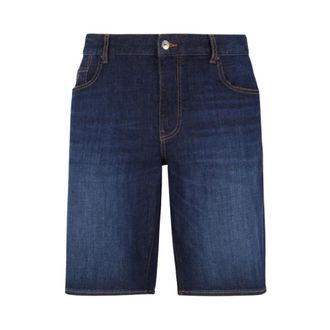 A|X Armani Exchange Stijlvolle Herenbroek - Heren - Denim shorts - Blauw - W28 - Korte Broeken