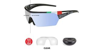 Salice 006 RWX 180 CL Mens Sunglasses Black Size 155
