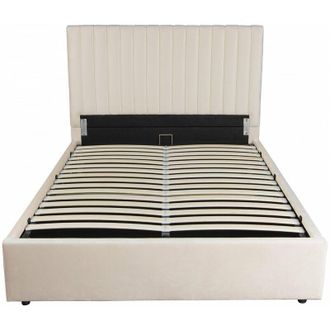 Habitat et Jardin Habitat Et Jardin - Letto Mia con cassettone - 160 x 200 cm - Beige