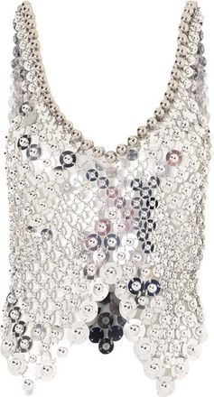 Paco Rabanne Dames, Tops, Grijs, Maat: XS