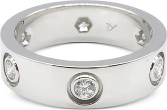 Cartier Anello Love con diamanti anni 2010 - Argento