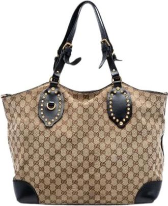 Gucci Pre-owned Tote Bags, female, Beige, Size: ONE SIZE Pre-owned The Patti Tote Bag