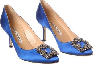 Manolo Blahnik Hangisi 70 Satin Pump