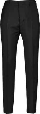 Ami Cigarette Cut Wollen Broek - Heren - Nette broeken - Zwart - W34 - Wol - Broeken