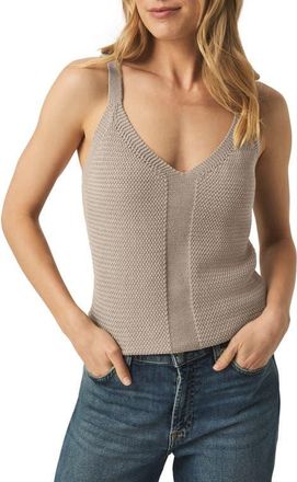 Splendid Banks V-Neck Sweater Tank in Fawn at Nordstrom, Size X-Small