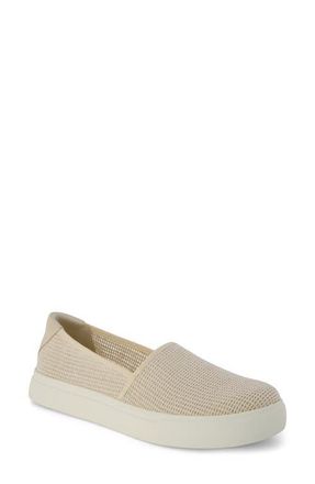 Toms Kameron Slip-On Sneaker in Beige/Khaki at Nordstrom, Size 5.5