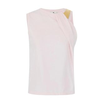Elisabetta Franchi Dames, Tops, Roze, Maat: S Jersey