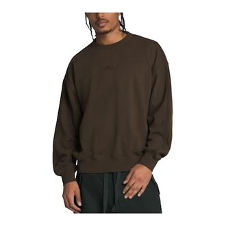 Vans Hoodies & sweatvesten, Heren, Bruin, S, Premium Crew Fleece Sweatshirt