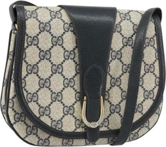 Gucci Pre-owned Cross Body Bags, female, Blue, Size: ONE SIZE Pre-owned Plastic Cross Body Bag