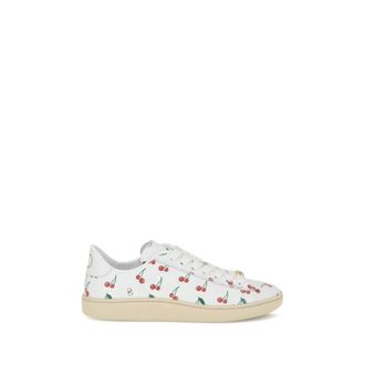 Valentino Garavani White Calf Leather Bos Taurus Low Top Womens Sneakers