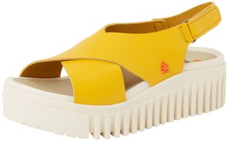 Art Womens 1574 Brighton Sandal, Nappa Yellow, 7 UK
