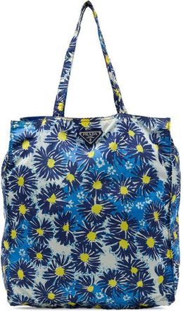 Prada Pre-owned Prada Tessuto Stampato Floral Tote Ladies TWNVNBJXD7IFBMP2