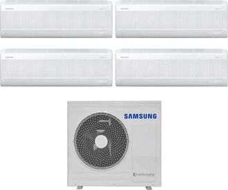 Samsung Cuatro Split Inverter Aire Acondicionado Windfree Elite Series 9+9+12+12 Con Aj080txj4kg/eu R-32 Wi-fi Integrado 9000+9000+12000 - Samsung