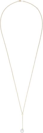 Mizuki 14kt yellow gold Sea Of Beauty pearl and diamond long necklace - women - 14kt Gold/Diamond/South Sea Pearl - One Size