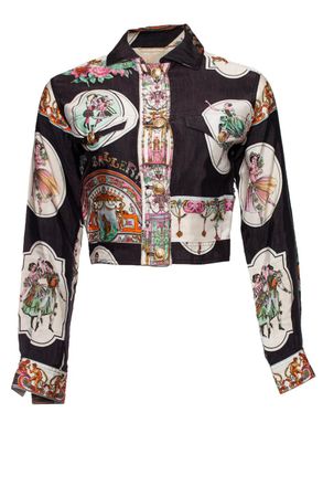 Versace Gianni Versace couture jacket with ballerina print