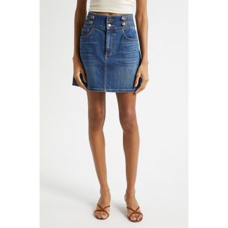 Ramy Brook Liv Denim Miniskirt in Medium Wash at Nordstrom, Size 24
