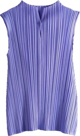 Pleats Please Issey Miyake Top plissettato PP58JK281 - Viola