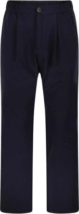 Herno Nylon Jersey Broek - Heren - Straight fit broeken - Blauw - XL - Nylon - Broeken