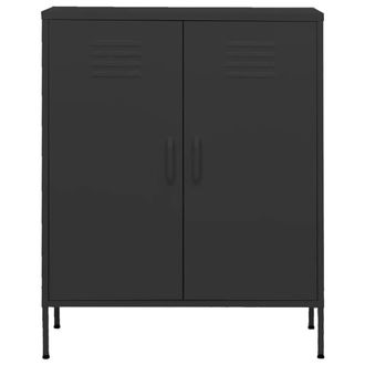 Berkfield Home Storage Cabinet Anthracite 80x35x101.5 cm Steel in Dark Grey
