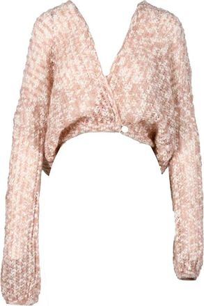 Forte_Forte Mohair/Cotton Cardigan - Pink