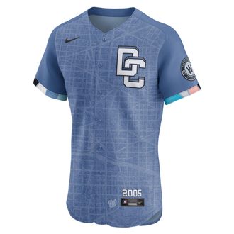 Nike Dylan Crews Washington Nationals City Connect Nike Mens Dri-FIT ADV MLB Elite Jersey in Blue | 9B100CF3WT9-XEV