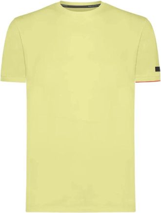 Roberto Ricci Design T-shirts - Heren - T-shirts - Geel - 2XL - Katoen - Tops