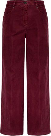Forte_Forte Flocked Cotton 5 Pockets Pants