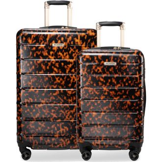 Ricardo Beverly Hills Cambria Hardside Luggage 2-Piece Set in Tortoise at Nordstrom
