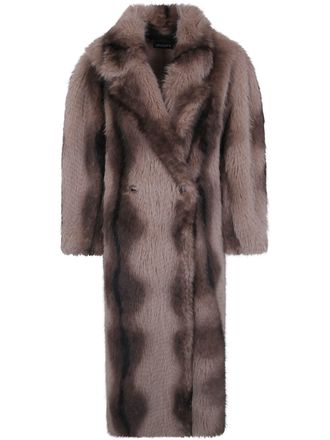 DRHOPE Coat Faux Fur Honey