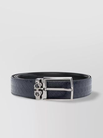 Ferragamo leather logo debossed belt