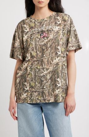 Boys Lie Sport Boyfriend Slub T-Shirt in Camo at Nordstrom, Size Large/x-Large