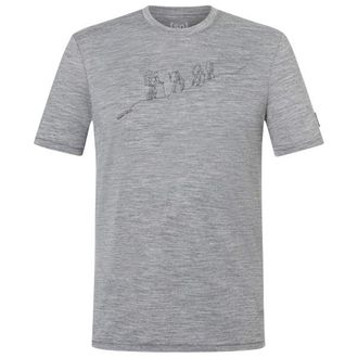 super.natural Hiking Tee Merinoshirt f&uuml;r Herren | grau