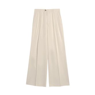 Sand Copenhagen Wide Trousers, female, Beige, Size: 2XS Dori Super Wide Trousers