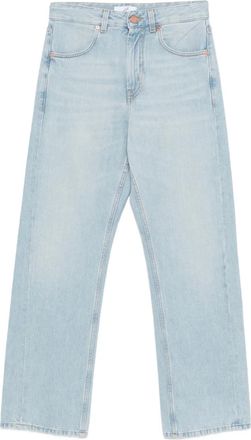 Bite Studios Button-up straight jeans - Blauw