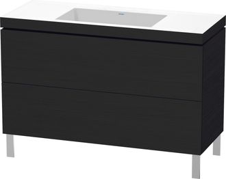 Duravit Duravit L-cube C-conjunto Vertical, 2 Cajones, Sin Rebosadero