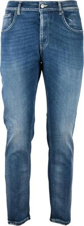 Dondup Dian Carrot Jeans - Heren - Slim Fit Jeans - Blauw - W35 - Katoen - Jeans