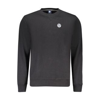 North Sails Black Cotton Mens Mens Sweatshirt