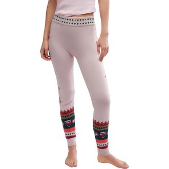 Free People Falala Fair Isle Leggings in Snowy Sips Combo at Nordstrom Rack, Size X-Small