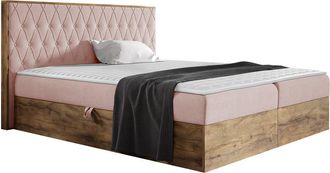 Mirjan24 Cama Continental Navis Ii, Faro 14, Doble, Continental, 180x200, Tapiz, Somieres, 188x208x103cm