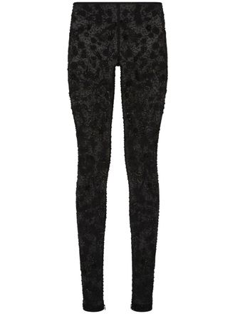 Dolce & Gabbana Leggings con ricamo KIM DOLCE&GABBANA - Nero