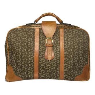 Celine Pre-owned Weekend Bags, female, Brown, Size: ONE SIZE Pre-owned Leather Weekend Bag