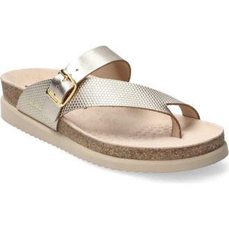 Mephisto Helen Mix Toe Loop Sandal in Gold Flash/Vega at Nordstrom Rack, Size 6