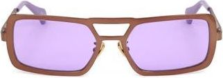 Retro Superfuture 52mm Square Sunglasses in Brown at Nordstrom Rack