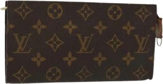 Louis Vuitton Pre-owned Clutches, female, Brown, Size: ONE SIZE Pre-owned Canvas Pouch